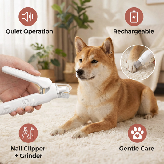 PawTrim Pro 2 in 1 Dog Nail Clipper and Grinder