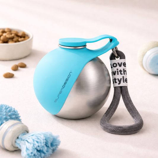 2-in-1 dog water bottle