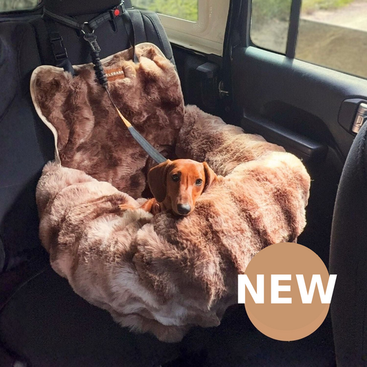The DreamRide™ Cozy Dog Car Seat