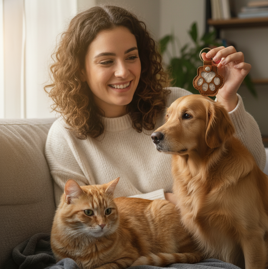 EverPaw Memory Keychain